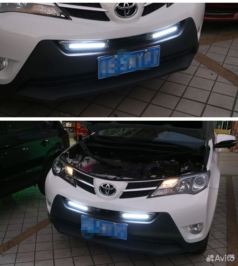 Дневные ходовые огни Toyota Rav4 (2013-2015)