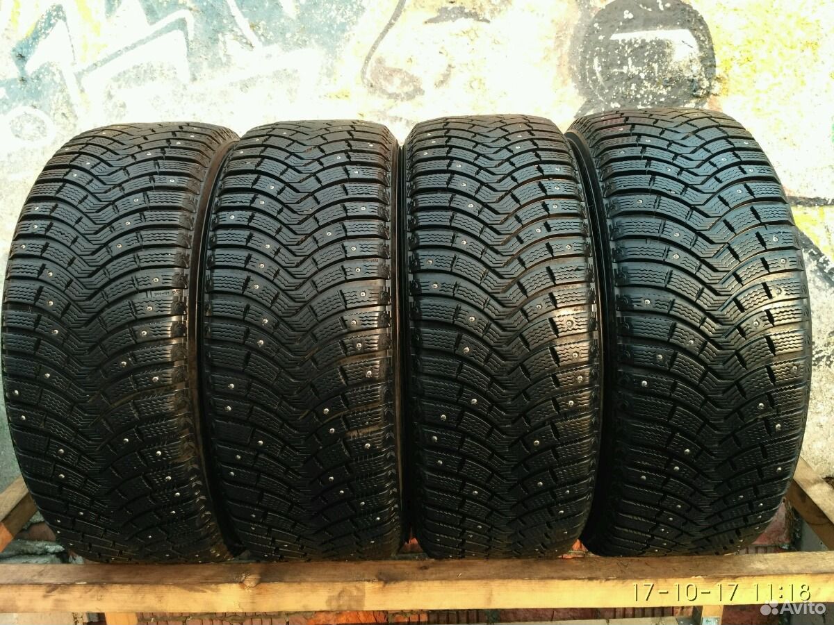 Зимняя резина 225 55 r19 шипованная. Michelin x-Ice North 2.