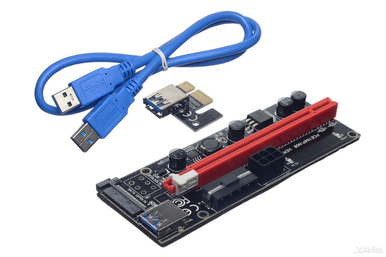 Райзер для видеокарты. Райзер PCI-E USB 1x-16x 6pin ver009s-Plus. Райзер 009s SATA. Райзер Molex. Райзер 009 Plus.