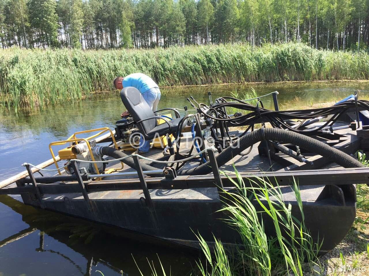 Мини Земснаряд Для Очистки Водоемов Купить