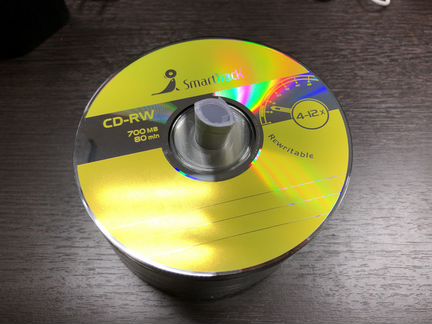 Диски CD-RW SmartTrack 700Mb 4-12x