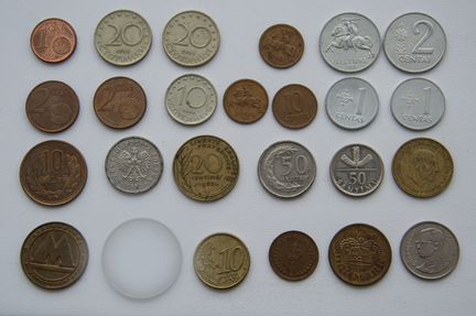 Различные монеты