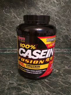 Протеин SAN 100 Casein Fusion 4.4 ваниль