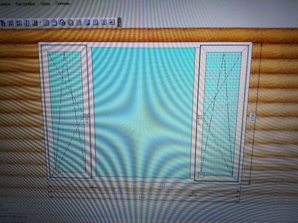 Новое окно с сетками 2490*1740,32с/п,Мако,экспроф