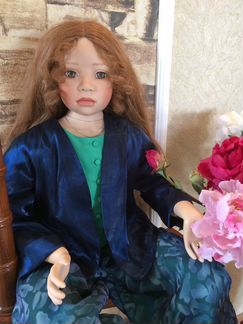 Кукла фарфоровая,коллекционная от Кристин Оранж