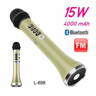 15W 4000mAh FM Bluetooth Микрофон Колонка L-698