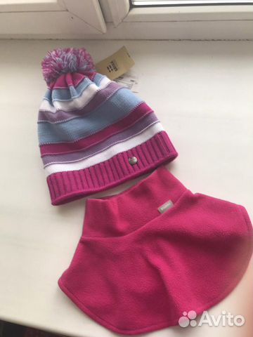 Шапка детская шарф