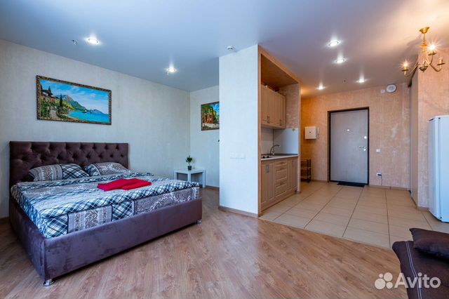 

Квартира-студия, 35 м², 2 кровати