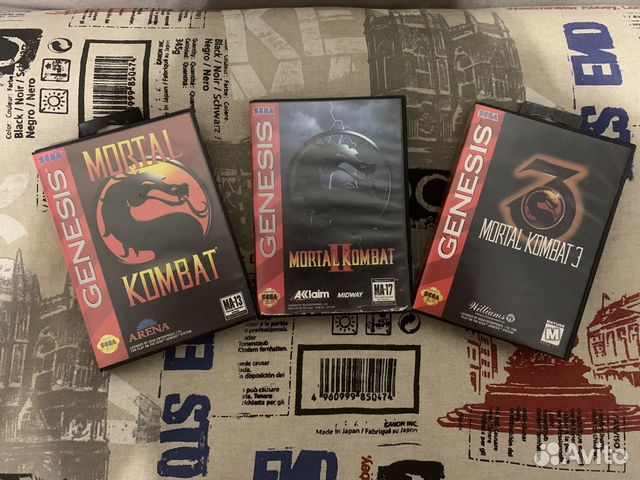 Mortal Kombat 1 2 3 Sega Genesis Original Kupit V Moskve Bytovaya Elektronika Avito