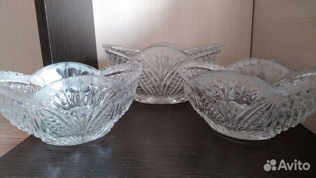 Хрустальссср салатники