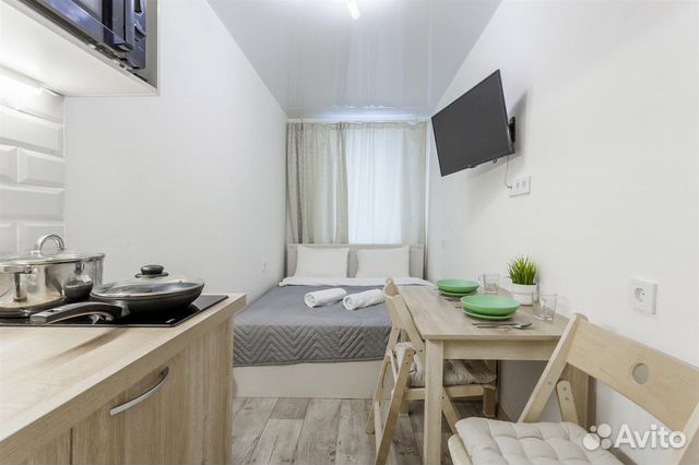

Квартира-студия, 13 м², 1 кровать