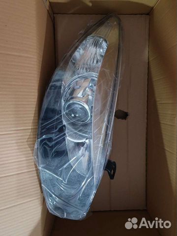 Фара правая Renault Fluence (линза, чёрная)