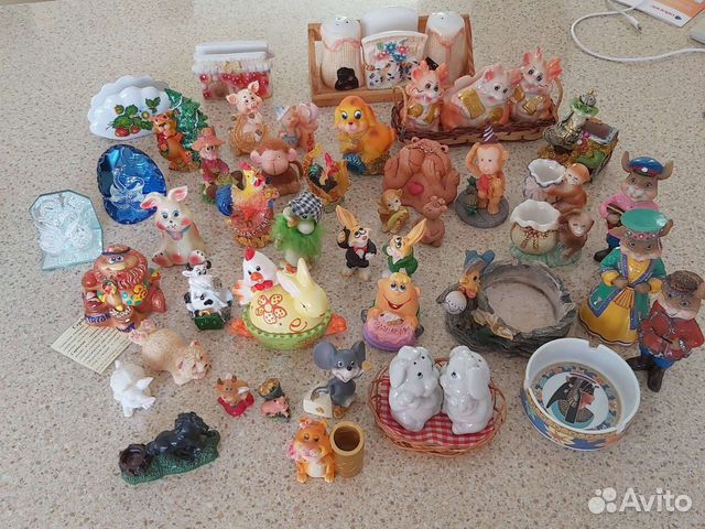 Статуэтки,солонки,салфетницы,пепельницы