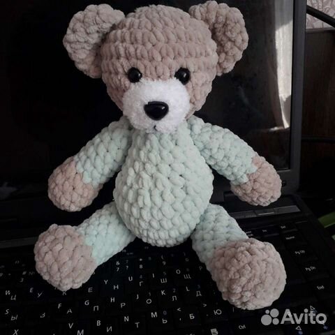 Вязанные мишки,моя раб
