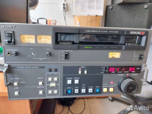Монтажный виде Betacam SP Sony-PVW-2650 на запчаст