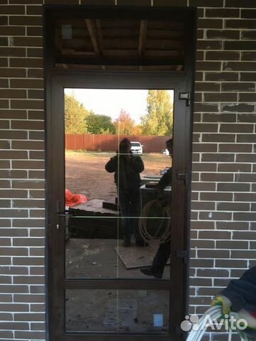 Дверь входная пластиковая