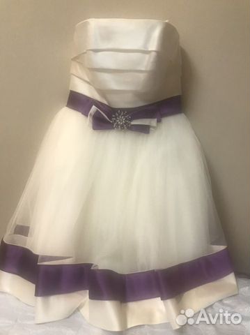 Свадебное платье 42-44 короткое