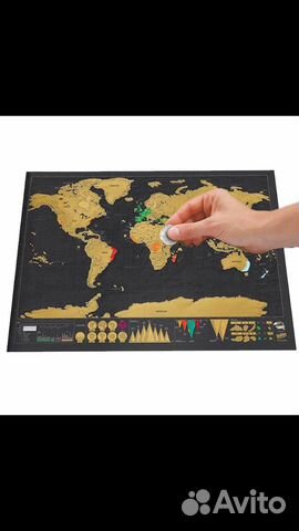 Скретч карта мира