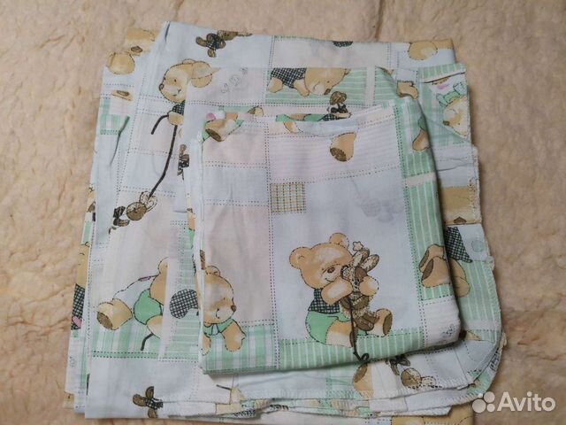 Комплект постельного белья в детскую кроватку