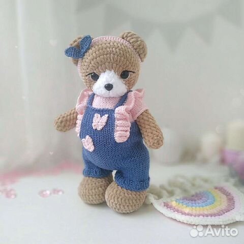 Вязаный мишка