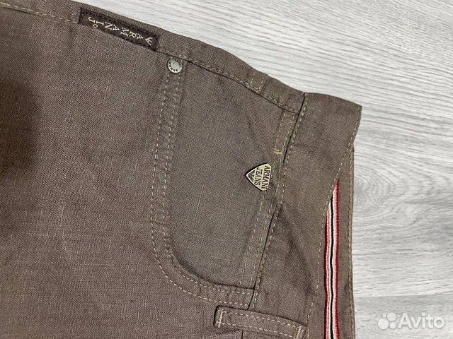 Льняные брюки Armani Jeans оригинал