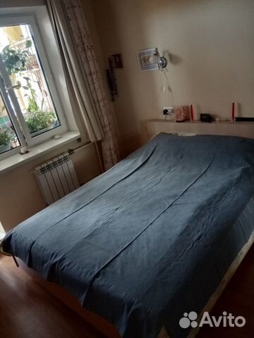 Покрывало на 2х спальную кровать жаккард джинс