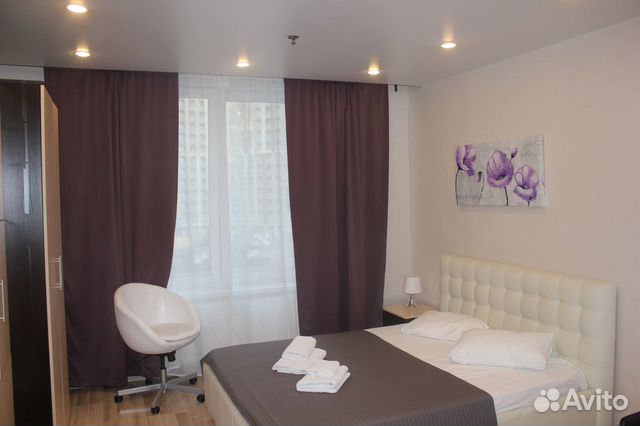 

Квартира-студия, 29,6 м², 1 кровать