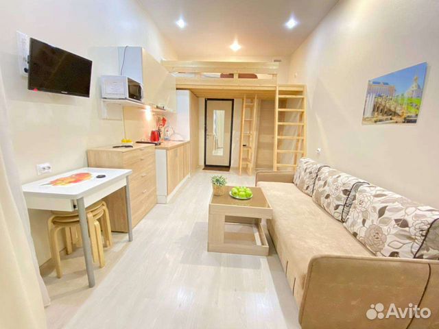 

Квартира-студия, 21 м², 2 кровати