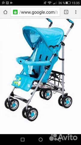 Коляска прогулочная трость с чехлом и лежачим поло