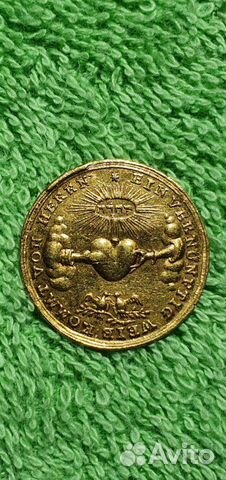 Свадебный/ Венчальный дукат, 18 век Нюрнберг