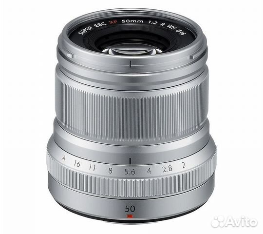 Объектив Fujifilm XF 50mm f/2 R WR серебро
