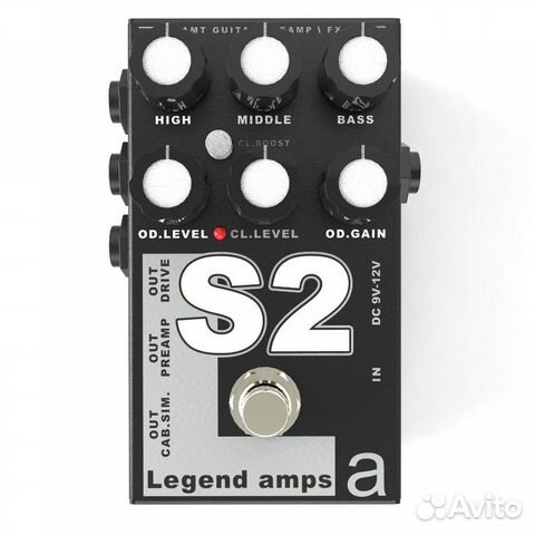 Двухканальный предусилитель AMT S-2 Legend Amps 2