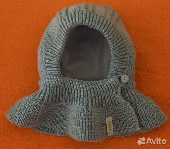 Шапка-капор для новорожденного