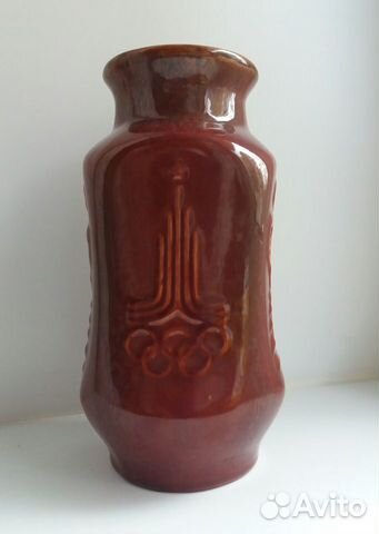 Керамическая ваза Олимпиада-80(ссср)