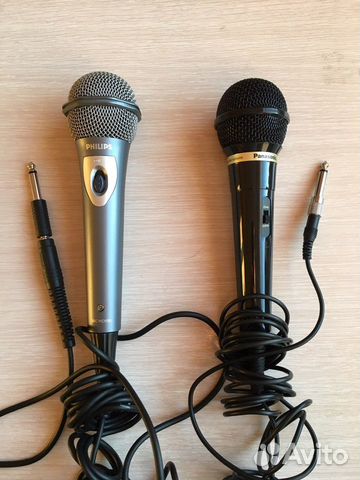 Микрофон для караоке Philips и Panasonic