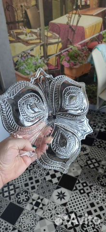 Ваза хрустальная