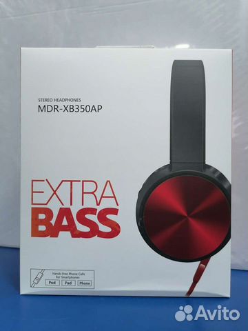 Наушники MDR-xb350ap Extra Bass