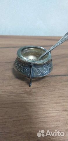 Солонка мельхиор СССР