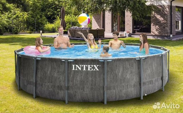 Каркасный бассейн 5.49х1.22см новый intex