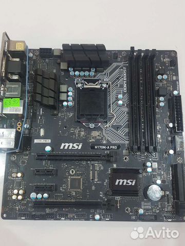 Материнская плата msi H170M-A PR0