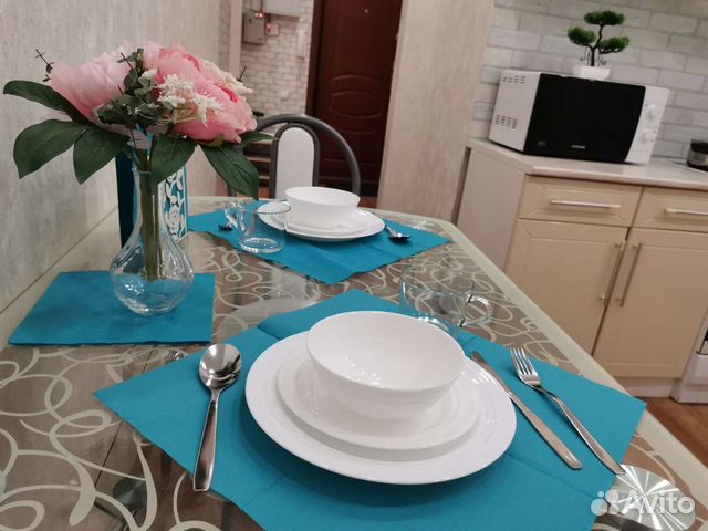 

1-к. квартира, 44 м², 2 кровати