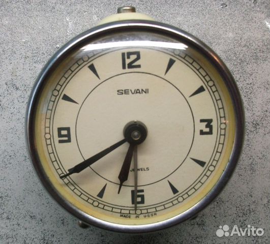 Будильник-часы механические «Севани»