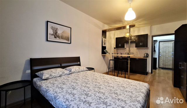 

Квартира-студия, 30 м², 1 кровать