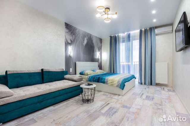 

1-к. квартира, 43 м², 2 кровати