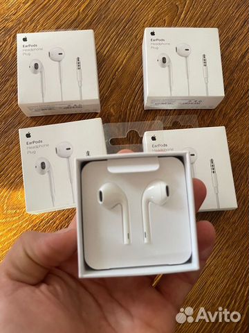 Наушники earpods 3.5 на iPhone apple проводные