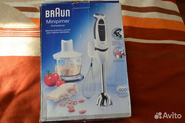 Блендер braun + миксер с ножом и чашками +насадки