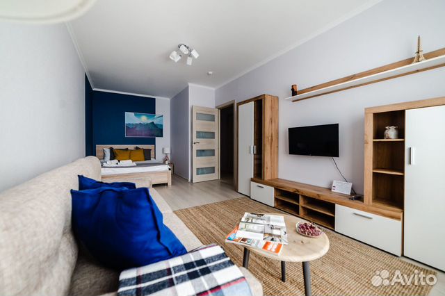 

1-к. квартира, 40 м², 2 кровати