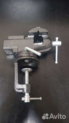 Тиски поворотные с наковальней для точных работ 60