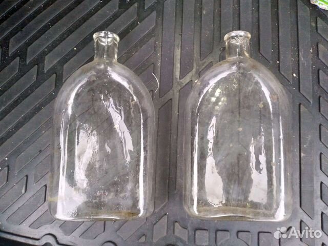 Бутылка стеклянная 19го века