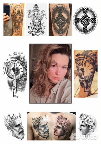 Рисую эскизы тату